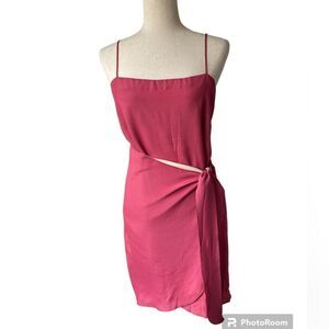 Lavender Brown silk blend dress size 10